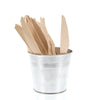 ECO PLUS - Compostable Birch Wood Knife Unwrapped Natural - 5 x 100/Pack - Mega Store