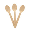 ECO PLUS - Compostable Birch Wood Spoon Unwrapped Natural - 5 x 100/Pack - Mega Store