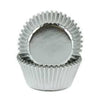 Enjay - 1.25" x 0.875 x 3" Silver Brite Mini Foil Baking Cup - 500/Pack - Mega Store
