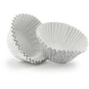 Enjay - 2" x 1.25 x 4.5" White Brite Foil Baking Cup - 500/Pack - Mega Store