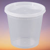 Maple Leaf - H2824 - 24 Oz Clear Microwavable Deli Container - 500/Case - Mega Store