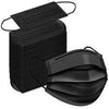 MC - Black Disposable Face Mask 3 Ply Protective - 50/Pack - Mega Store