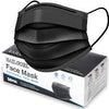 MC - Black Disposable Face Mask 3 Ply Protective - 50/Pack - Mega Store