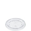 MC - Clear Flat Lid Straw Slot For 12 Oz Cold Cups - 50/Pack - Mega Store