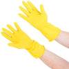 MC - Large Cleaning Gloves Yellow Q-Grip - 12 Pairs - Mega Store