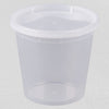 PCM - S-24 -24 Oz Clear Microwavable Deli Container Combo - 24 Sets - Mega Store