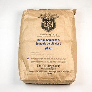 P&H - #3 Durum Semolina Flour Sooji - 20 Kg - Mega Store