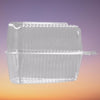 Polar Pak - 5" Extra Deep Dome Hinged Clear Pie/Cake Slice Container - 100/Pack - Mega Store