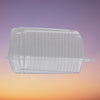 Polar Pak - 5" Medium Dome Hinged Clear Pie/Cake Slice Container - 100/Pack - Mega Store