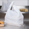 S4 White - Low Density T-Shirt Shopping Bags 18"x 21"- 1000/Case - Mega Store