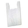 S4 White - Low Density T-Shirt Shopping Bags 18"x 21"- 1000/Case - Mega Store