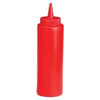 Winco - 24 Oz Squeeze Bottle Red - 6/Pack - Mega Store
