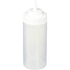 Winco - 24 Oz Wide Mouth Squeeze Bottle Clear - 6/Pack - Mega Store