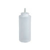 Winco - 32 Oz Wide Mouth Squeeze Bottle Clear - 6/Pack - Mega Store